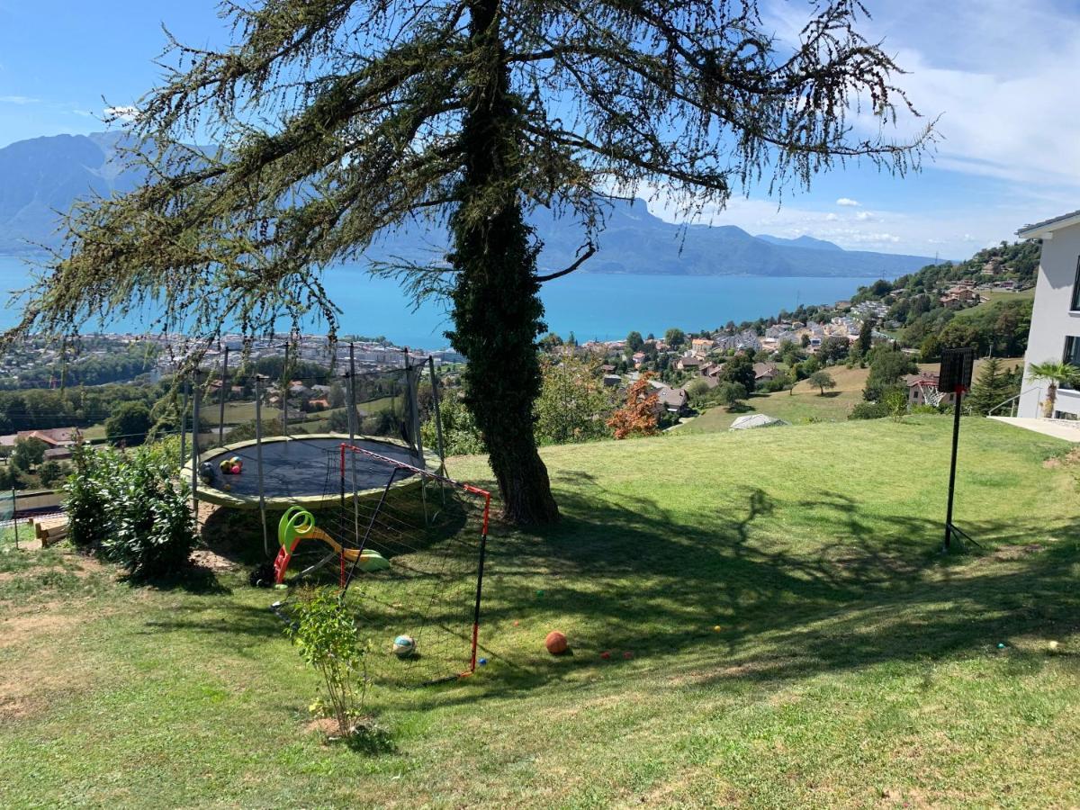 Appartement Moderne Avec Vue Panoramique A Jongny Proche De Montreux Екстер'єр фото