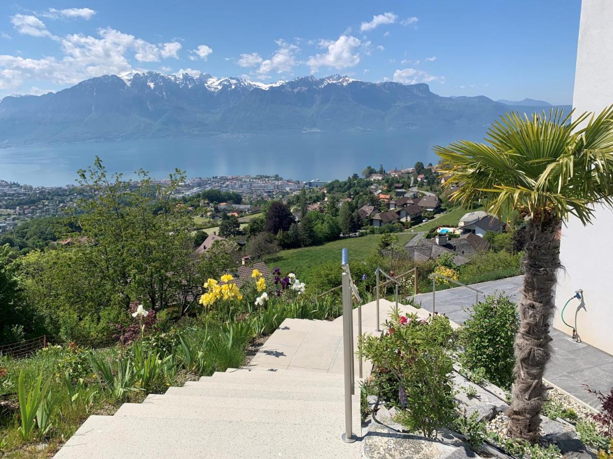 Appartement Moderne Avec Vue Panoramique A Jongny Proche De Montreux Екстер'єр фото