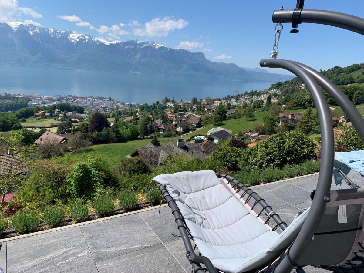 Appartement Moderne Avec Vue Panoramique A Jongny Proche De Montreux Екстер'єр фото