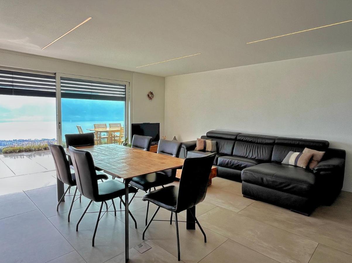 Appartement Moderne Avec Vue Panoramique A Jongny Proche De Montreux Екстер'єр фото