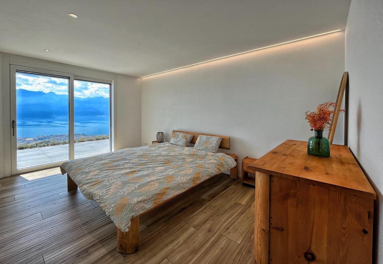 Appartement Moderne Avec Vue Panoramique A Jongny Proche De Montreux Екстер'єр фото